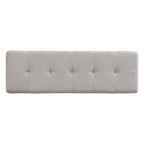 Banco Zapatero con Tapa Abatible y Cojín, Gris Claro / Gris Oscuro, 1 Asiento