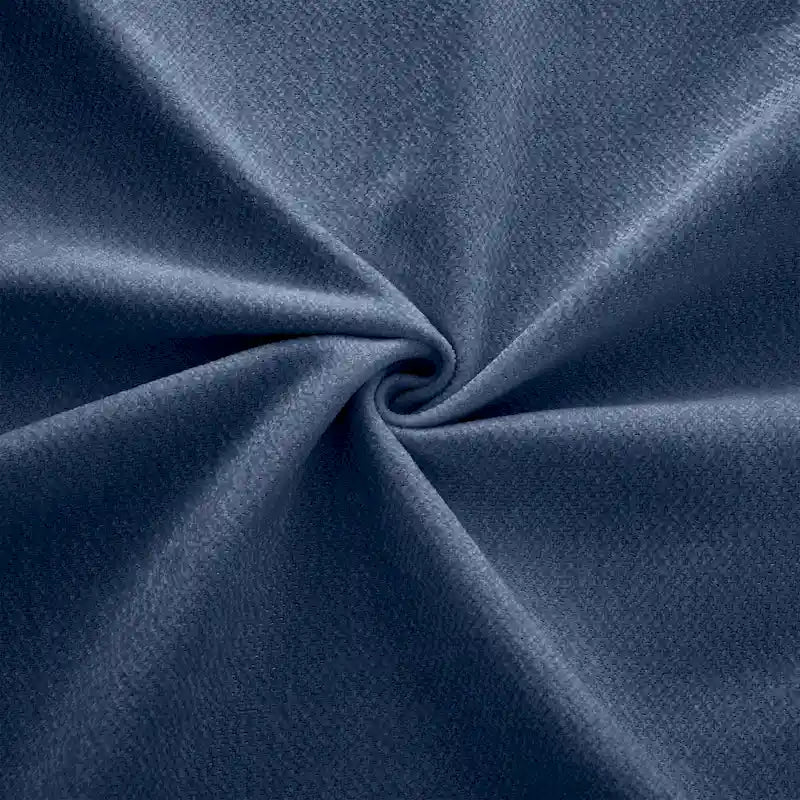 Sofá seccional modular en forma de L de chenilla verde / blanco / azul, 7 asientos