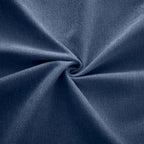 Sofá seccional modular en forma de L de chenilla verde / blanco / azul, 7 asientos