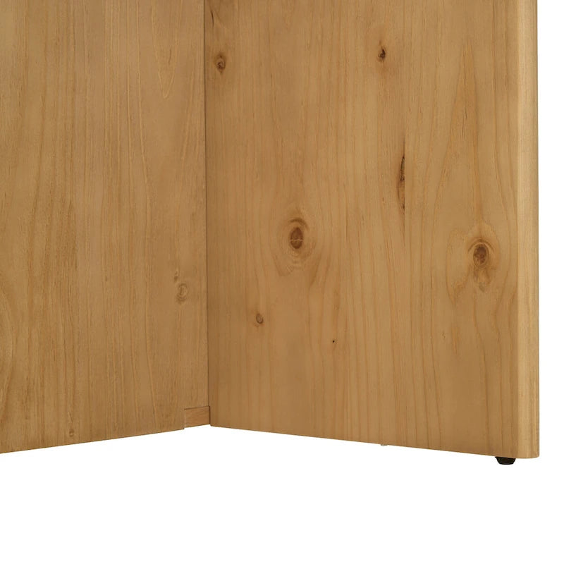 Juego de comedor redondo de 5 piezas, negro/natural, para 4 personas