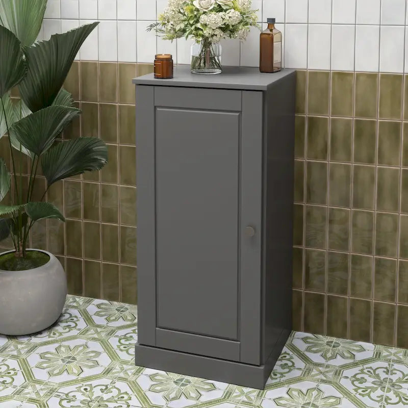 Gabinete de baño de madera maciza multicolor con puertas opcionales, montaje para 1 persona