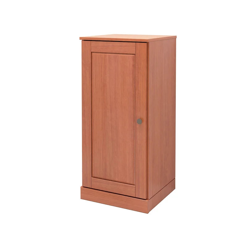 Gabinete de baño de madera maciza multicolor con puertas opcionales, montaje para 1 persona