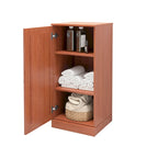 Gabinete de baño de madera maciza multicolor con puertas opcionales, montaje para 1 persona