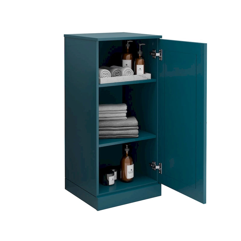 Gabinete de baño de madera maciza multicolor con puertas opcionales, montaje para 1 persona