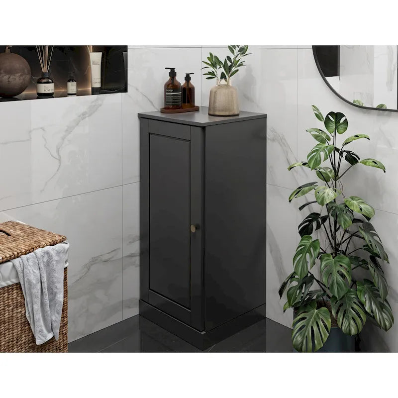 Gabinete de baño de madera maciza multicolor con puertas opcionales, montaje para 1 persona