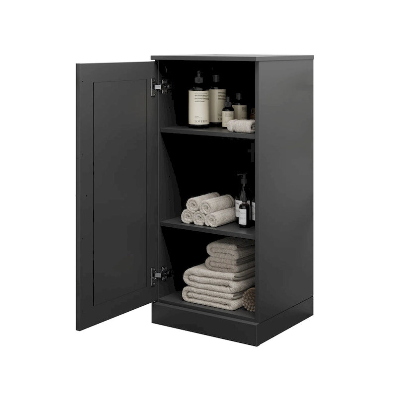 Gabinete de baño de madera maciza multicolor con puertas opcionales, montaje para 1 persona