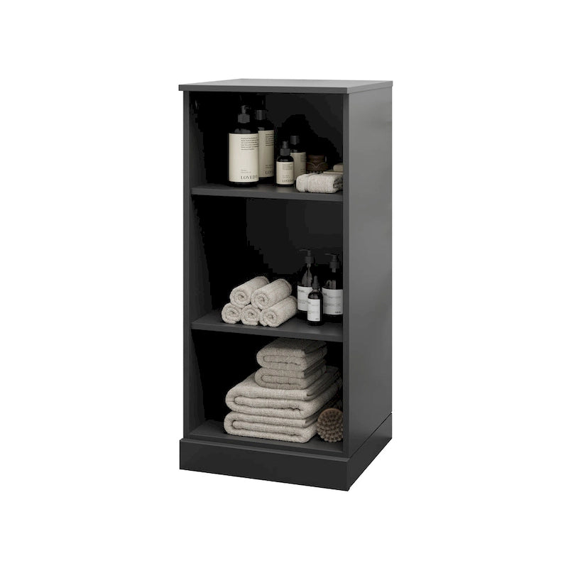 Gabinete de baño de madera maciza multicolor con puertas opcionales, montaje para 1 persona