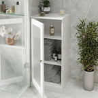 Gabinete de baño de madera maciza multicolor con puertas opcionales, montaje para 1 persona