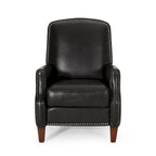 Sillón reclinable de cuero sintético Espresso para 1 persona