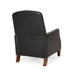 Sillón reclinable de cuero sintético Espresso para 1 persona