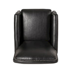 Sillón reclinable de cuero sintético Espresso para 1 persona