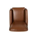 Sillón reclinable de cuero sintético Espresso para 1 persona