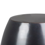 Mesa auxiliar metálica de nido de abeja de cobre/plata/oro/pátina, un solo uso