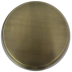 Mesa auxiliar metálica de nido de abeja de cobre/plata/oro/pátina, un solo uso