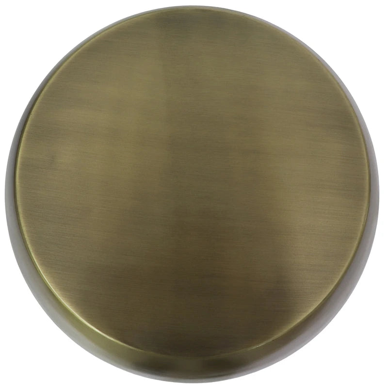 Mesa auxiliar metálica de nido de abeja de cobre/plata/oro/pátina, un solo uso