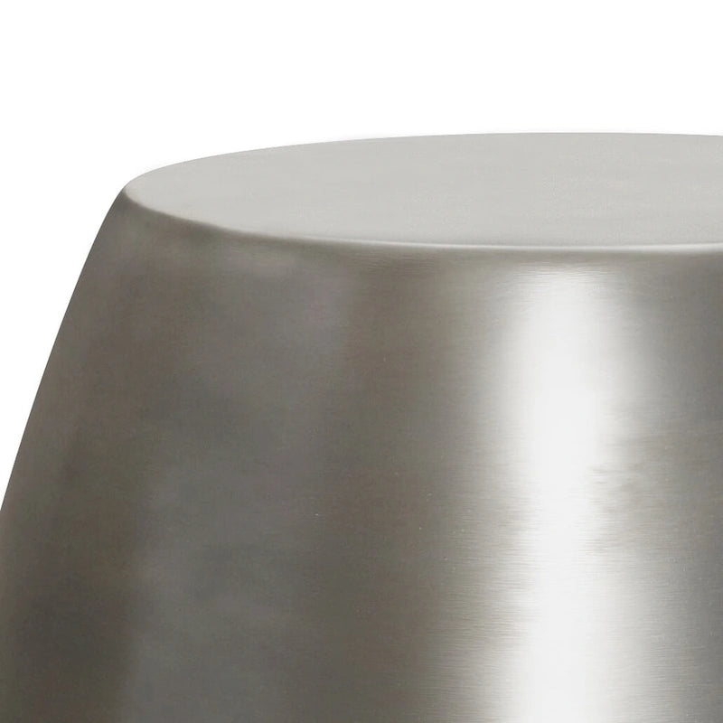 Mesa auxiliar metálica de nido de abeja de cobre/plata/oro/pátina, un solo uso
