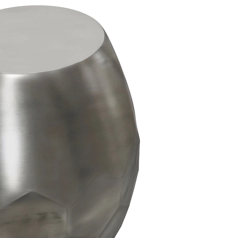 Mesa auxiliar metálica de nido de abeja de cobre/plata/oro/pátina, un solo uso