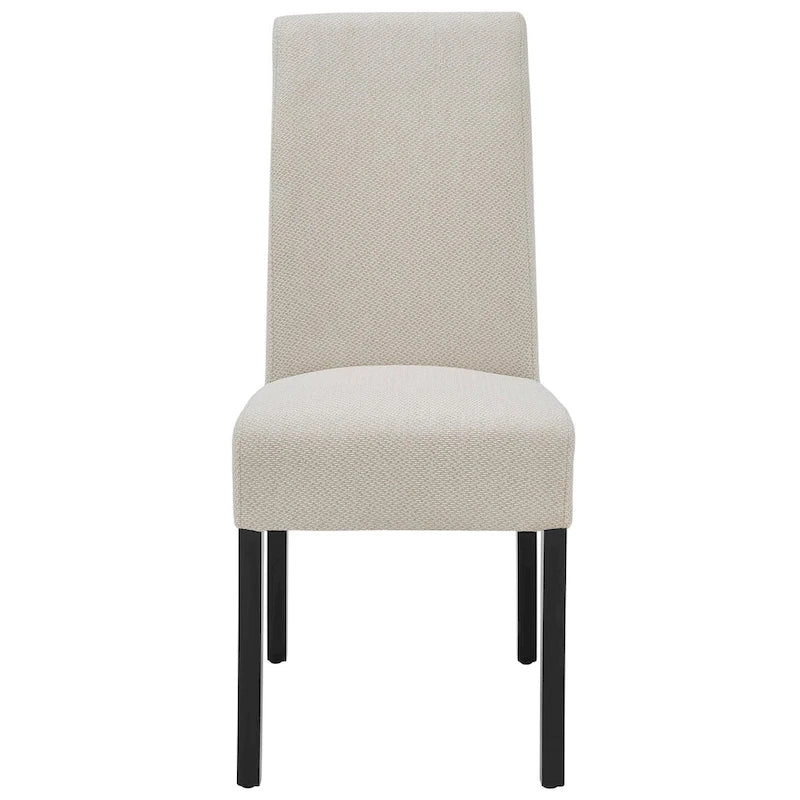 Silla de comedor de tela, patas rectas, juego de 2 (varios colores)