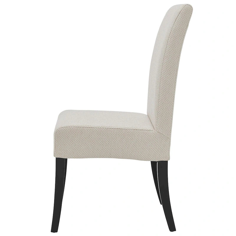 Silla de comedor de tela, patas rectas, juego de 2 (varios colores)
