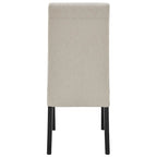 Silla de comedor de tela, patas rectas, juego de 2 (varios colores)