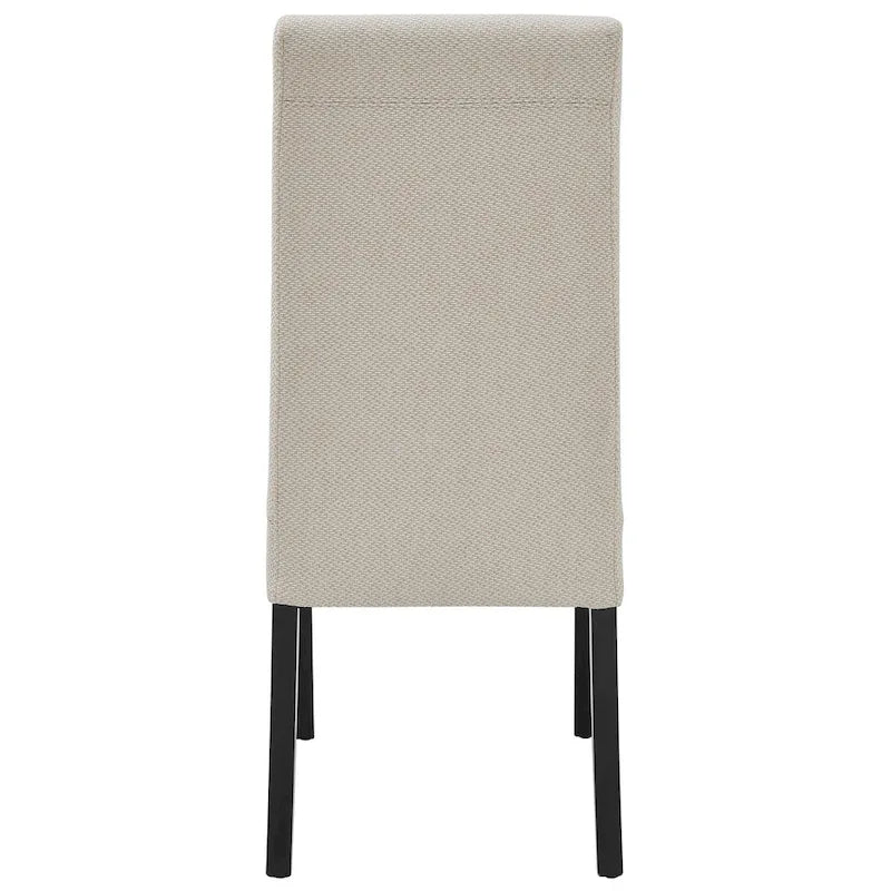 Silla de comedor de tela, patas rectas, juego de 2 (varios colores)