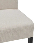 Silla de comedor de tela, patas rectas, juego de 2 (varios colores)