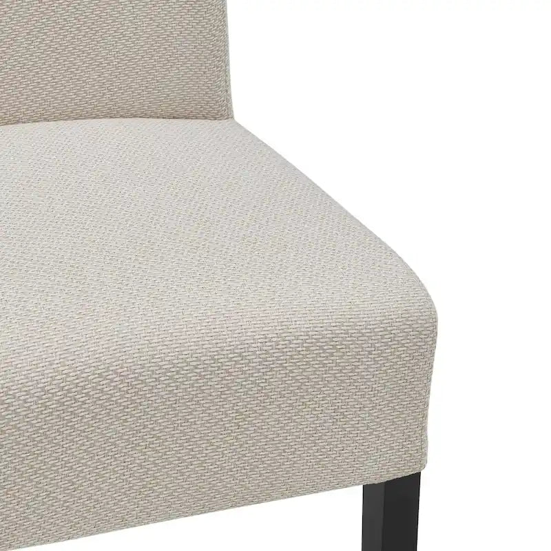 Silla de comedor de tela, patas rectas, juego de 2 (varios colores)