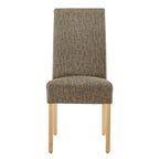 Silla de comedor de tela, patas rectas, juego de 2 (varios colores)