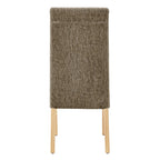 Silla de comedor de tela, patas rectas, juego de 2 (varios colores)