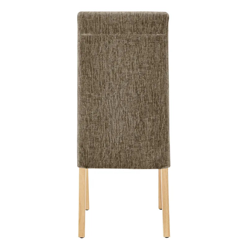 Silla de comedor de tela, patas rectas, juego de 2 (varios colores)