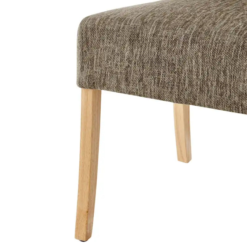 Silla de comedor de tela, patas rectas, juego de 2 (varios colores)