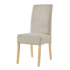 Silla de comedor de tela, patas rectas, juego de 2 (varios colores)