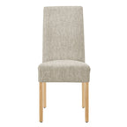 Silla de comedor de tela, patas rectas, juego de 2 (varios colores)