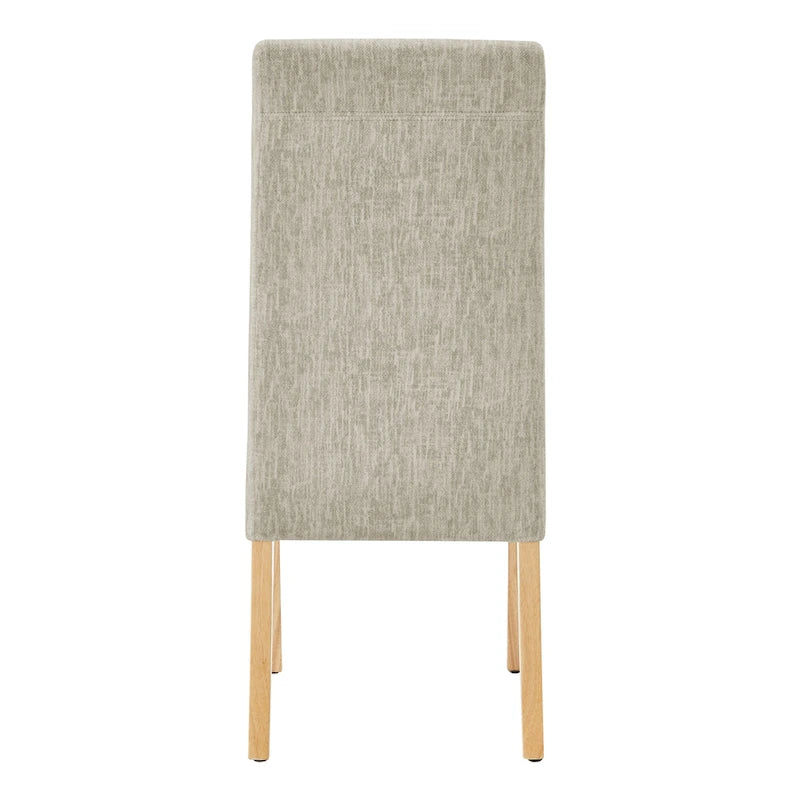 Silla de comedor de tela, patas rectas, juego de 2 (varios colores)