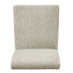 Silla de comedor de tela, patas rectas, juego de 2 (varios colores)
