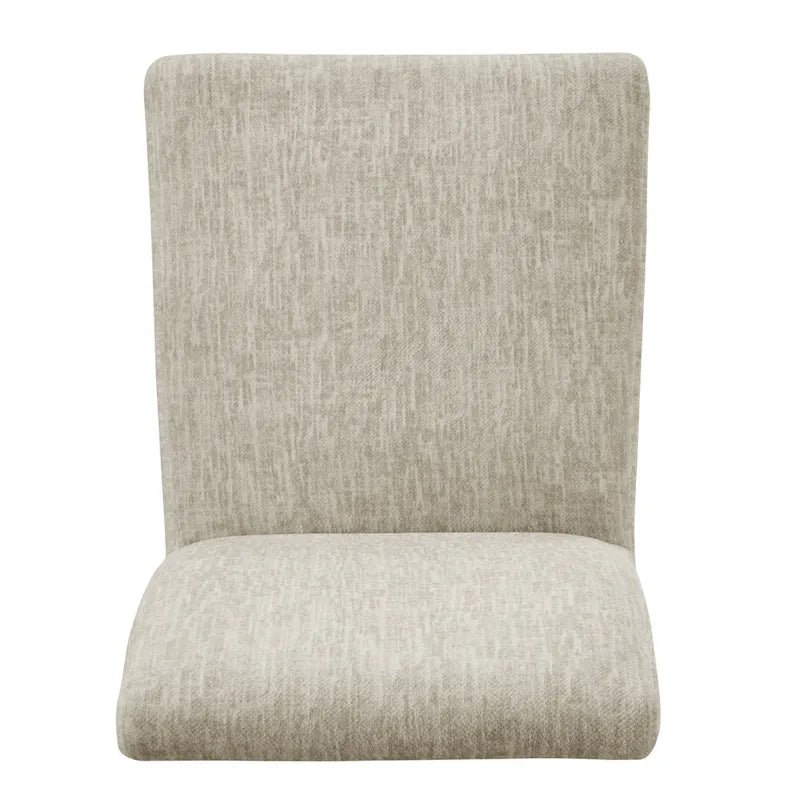 Silla de comedor de tela, patas rectas, juego de 2 (varios colores)