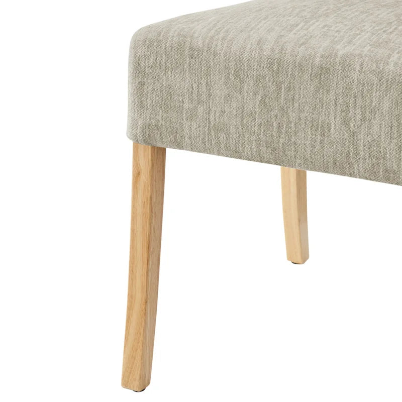 Silla de comedor de tela, patas rectas, juego de 2 (varios colores)