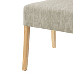 Silla de comedor de tela, patas rectas, juego de 2 (varios colores)