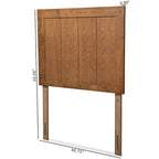Cabecero de madera laminada de nogal y fresno – Twin / Full / Queen / King