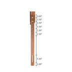 Cabecero de madera laminada de nogal y fresno – Twin / Full / Queen / King