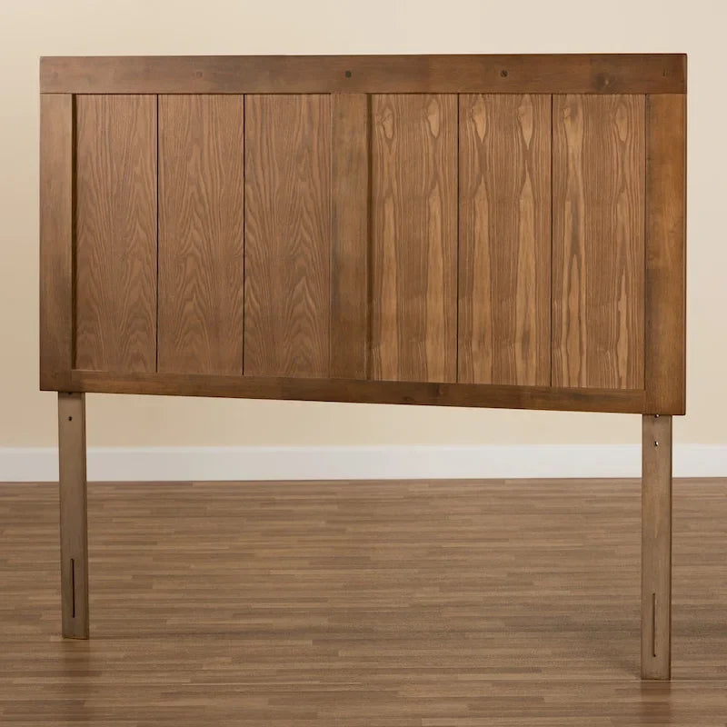 Cabecero de madera laminada de nogal y fresno – Twin / Full / Queen / King