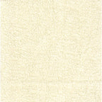 Puf redondo, piel sintética de oveja color crema, base de metal negro mate, asiento individual