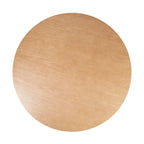 Mesa de comedor redonda de roble, madera maciza, 4-6 plazas