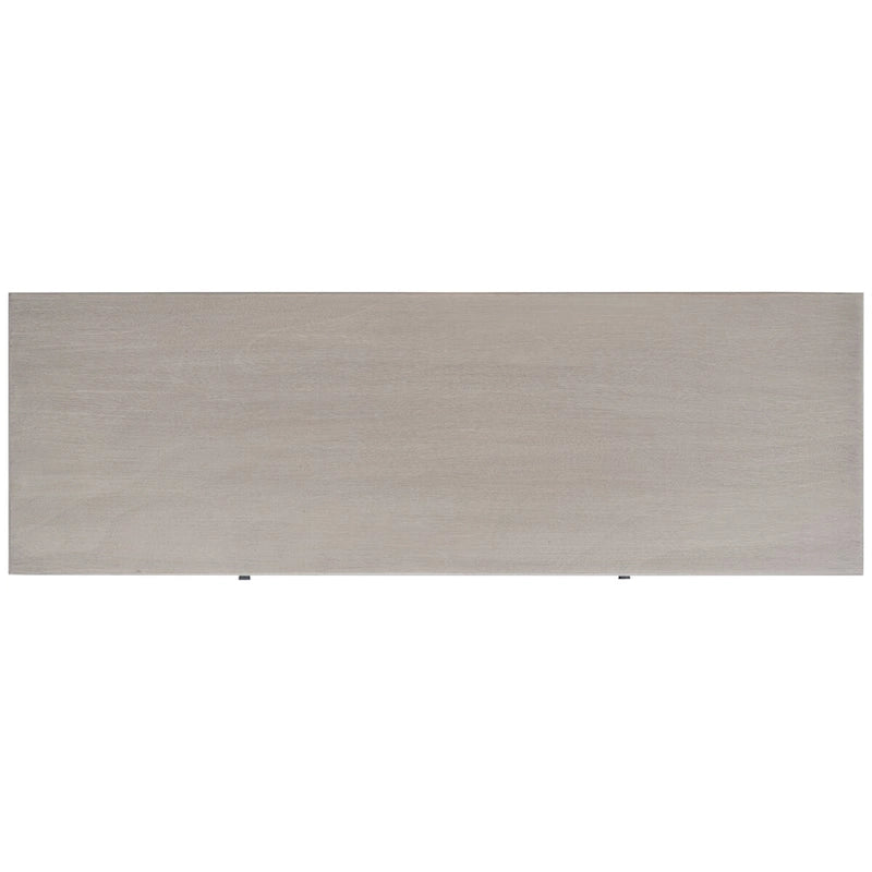 Mueble TV / Media con 2 puertas, 2 estantes, en Marrón / Negro / Blanco envejecido / Greige