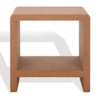 Mesa auxiliar de corcho en cascada, 1 persona, 45,7 cm An. x 35,6 cm Pr. x 45,7 cm Al.