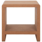 Mesa auxiliar de corcho en cascada, 1 persona, 45,7 cm An. x 35,6 cm Pr. x 45,7 cm Al.