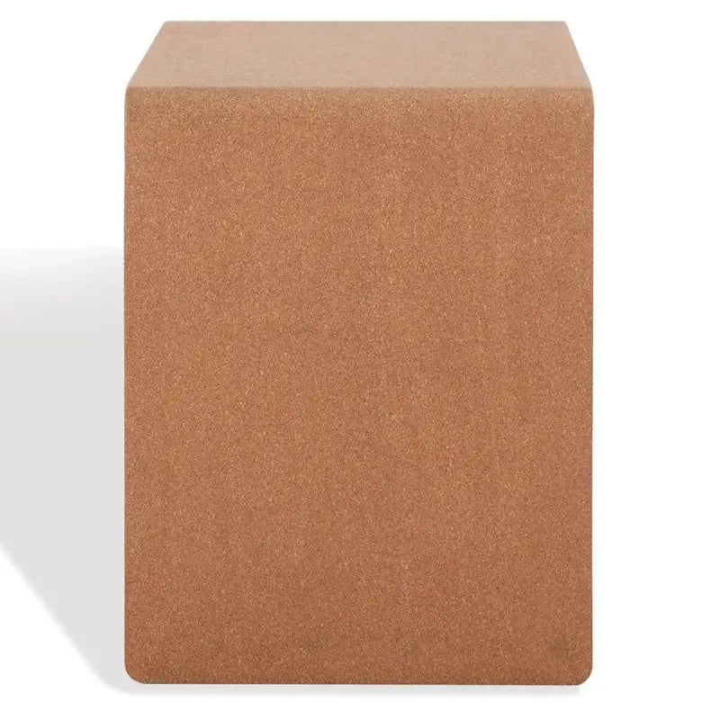 Mesa auxiliar de corcho en cascada, 1 persona, 45,7 cm An. x 35,6 cm Pr. x 45,7 cm Al.