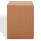 Mesa auxiliar de corcho en cascada, 1 persona, 45,7 cm An. x 35,6 cm Pr. x 45,7 cm Al.