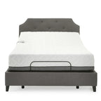 Juego de colchón viscoelástico blanco y base ajustable, 2 personas (Twin XL / Queen / Split King / Split Cal-King)