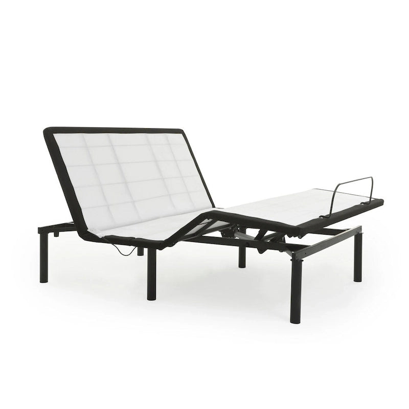 Juego de colchón viscoelástico blanco y base ajustable, 2 personas (Twin XL / Queen / Split King / Split Cal-King)